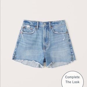 Abercrombie High Rise Mom Shorts